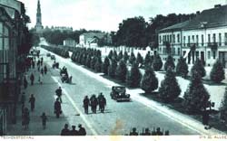 Częstochowa III aleja w czasie okupacji niemieckiej